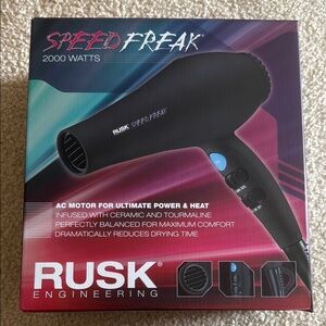 RUSK Speed Freak 2000W Professional Ceramic Tourmaline Hair Dryer
